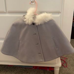 Janie and Jack Toddler Girl Sweater Cape